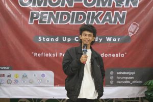 Bahrul Alam menyampaikan aspirasinya terhadap keresahan pendidikan yang terjadi di Indonesia