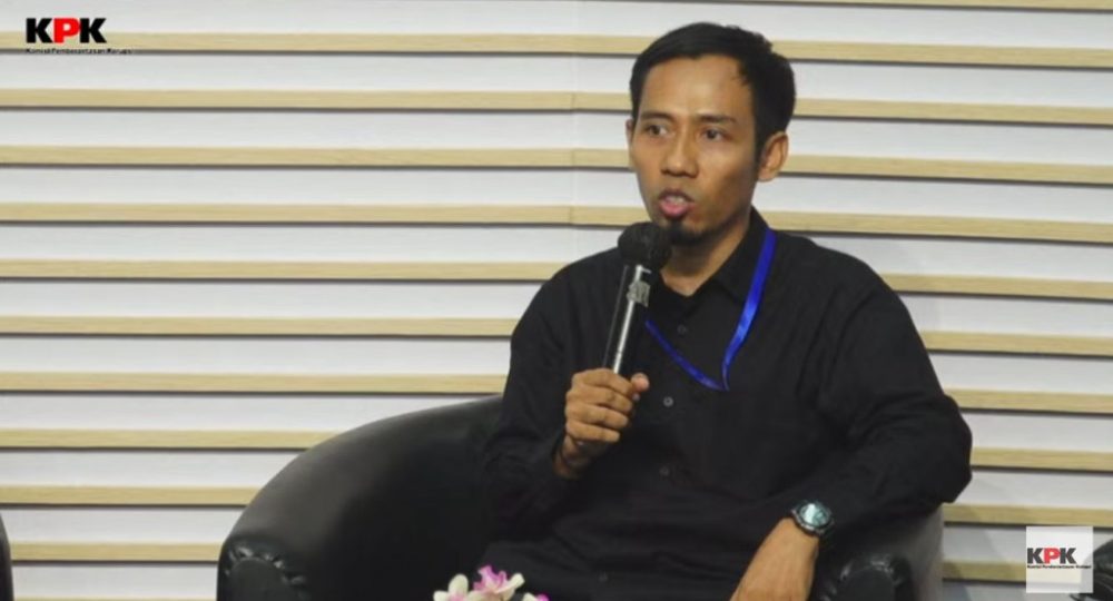 Koordinator Nasional Jaringan Pemantau Pendidikan Indonesia (JPPI) Ubaid Matraji. DOK YouTube KPK